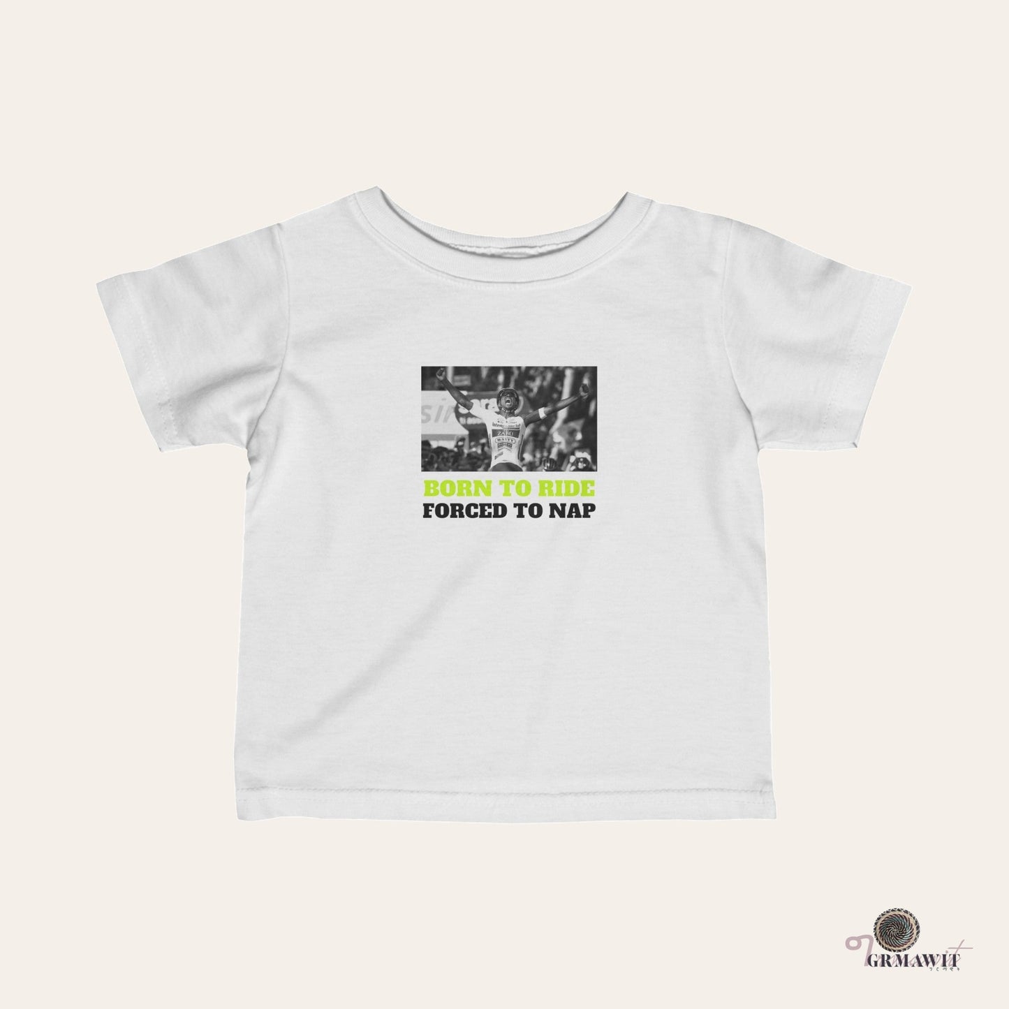 Biniam Girmay Infant Fine Jersey Tee | Grmawit Store Kids clothes Grmawit White 6M