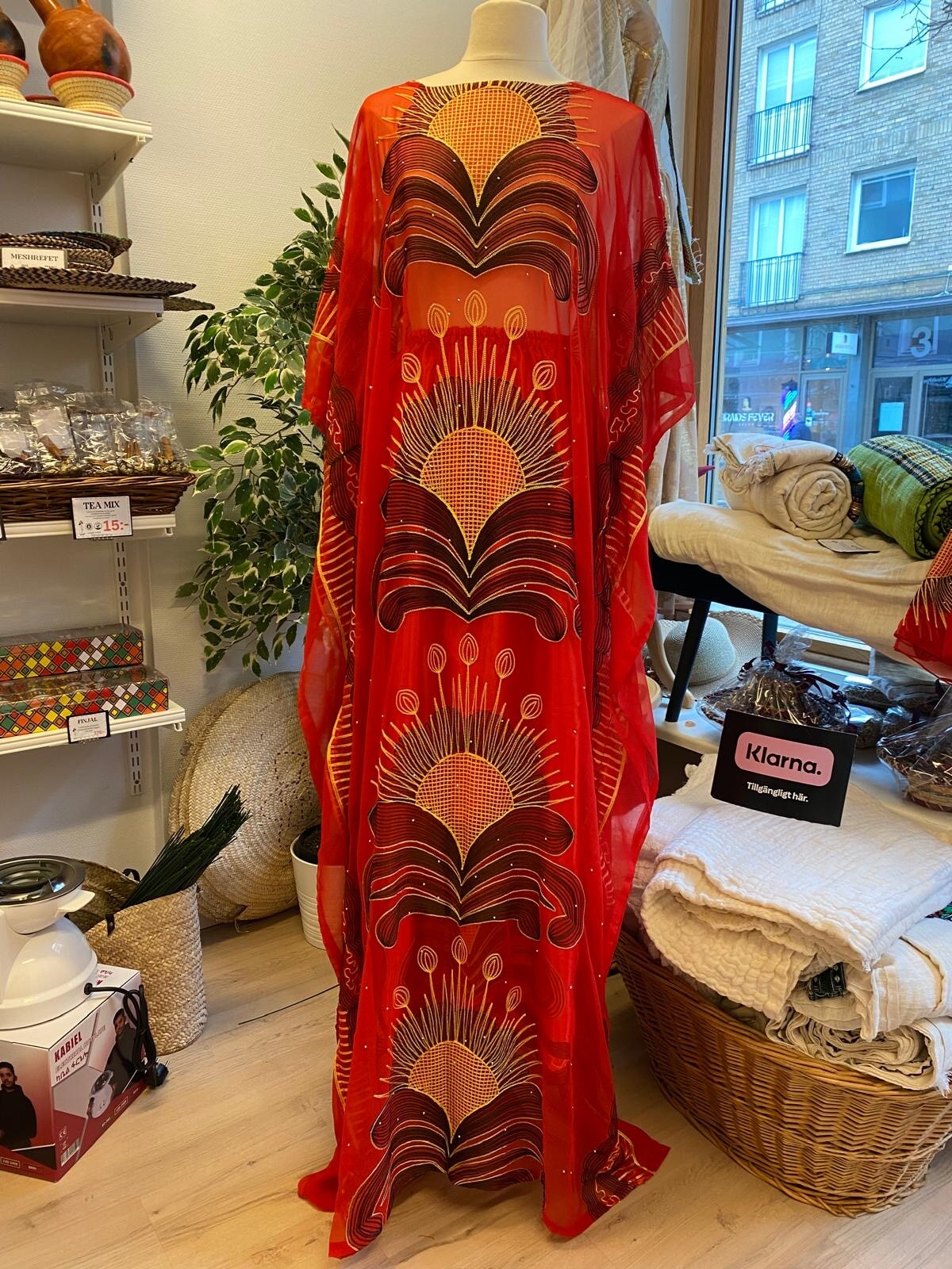 baati dress Yellow Print Cotton Maxi made dress Bati Dress | A.P.Line Clothing
