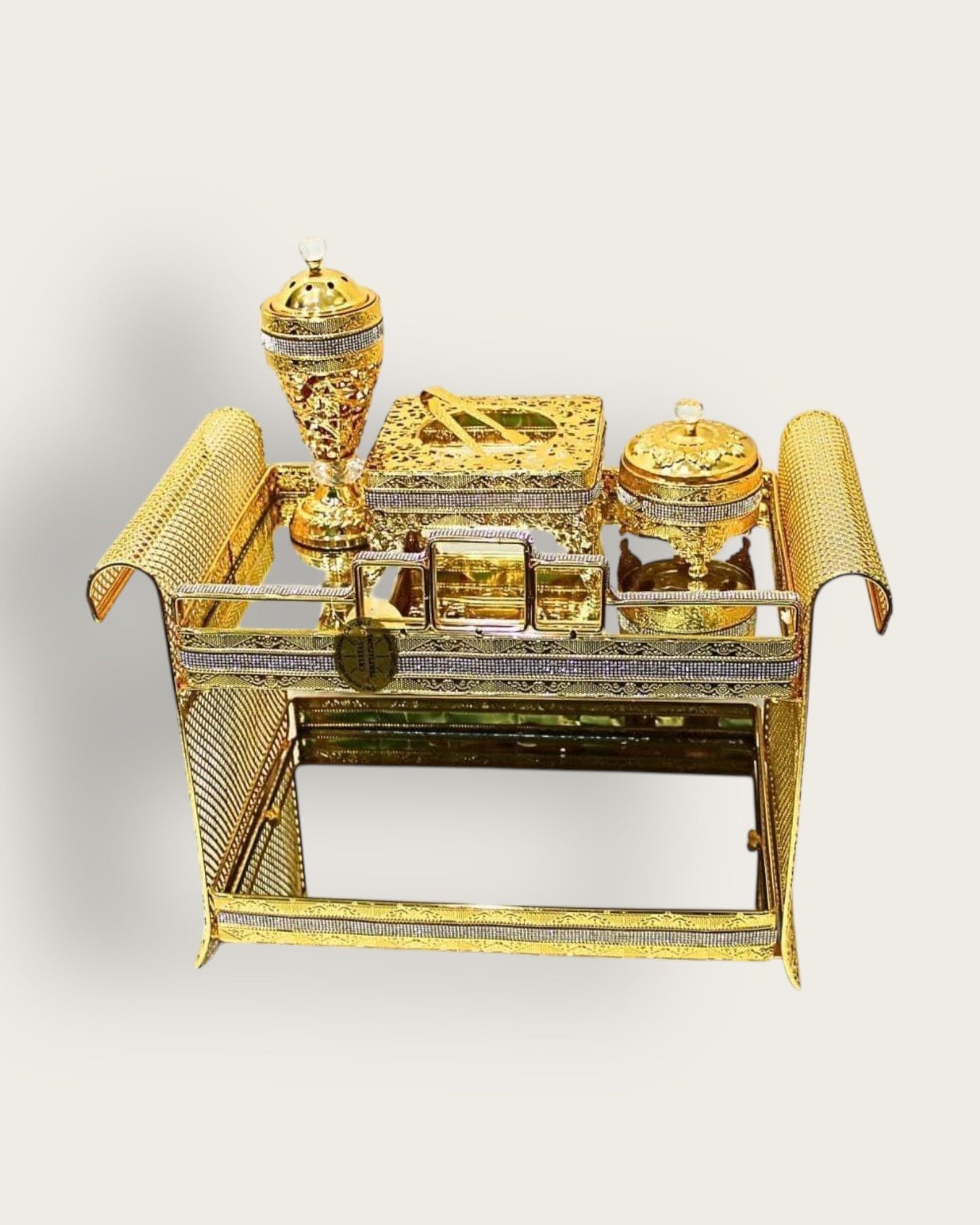 Ethiopian Traditional Coffee Table Set | Golden Extras Grmawit Gold #1