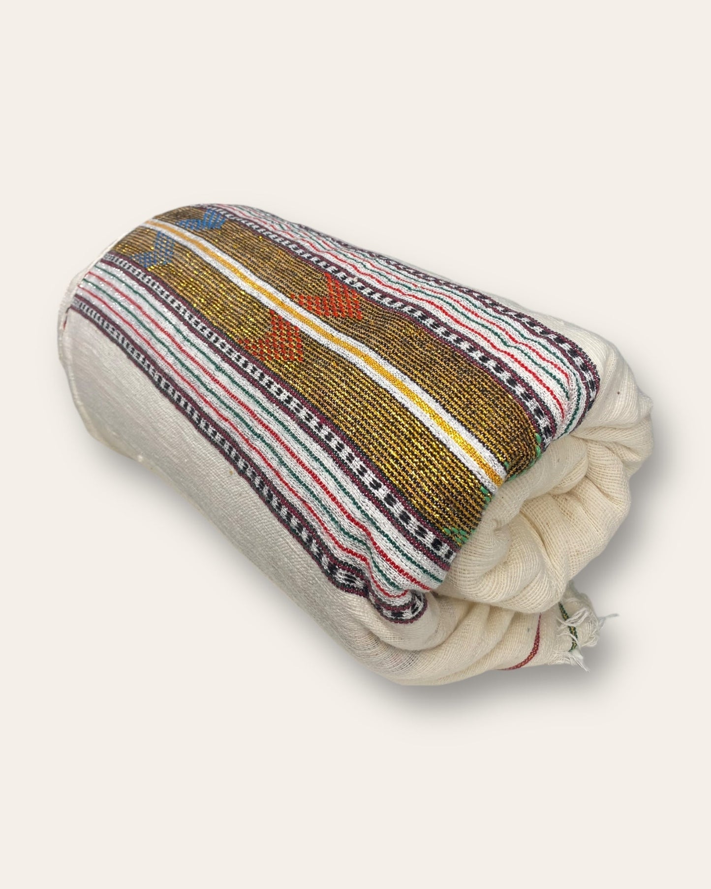 Gabi | Ethiopian 100% Cotton Woven Blanket | #9 Blankets Grmawit