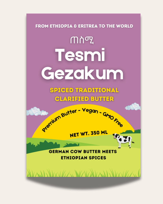 Gezana Tesmi | Clarified Butter | ገዛና ተስሚ Seasonings & Spices Grmawit 350 ml