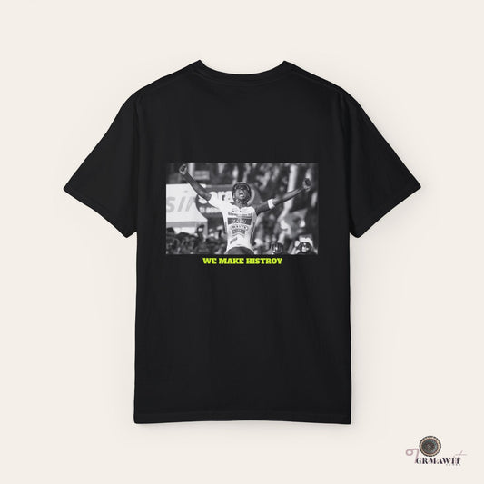 Life's a race, Pedal Harder | Unisex Garment-Dyed T-shirt | Biniam Girmay T-Shirt Grmawit