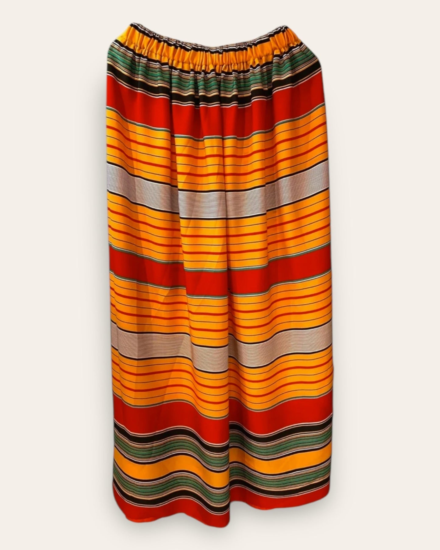 Traditional Eritrean Skirt (Saho/Kunama Dress) Yellow Extras Grmawit