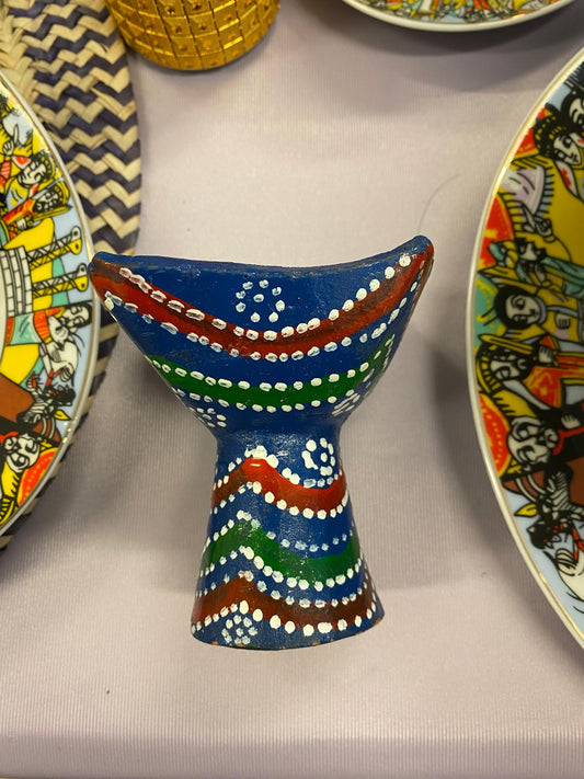 Traditional Incense Burner - Blue Grmawit