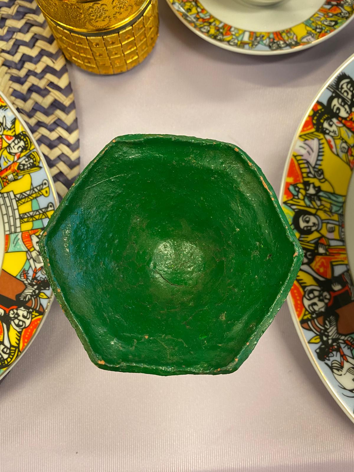 Traditional Incense Burner - Green Grmawit