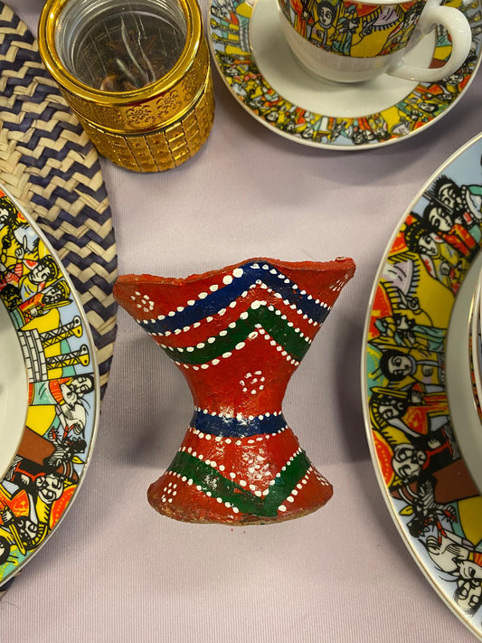 Traditional Incense Burner - RED (Copy) Grmawit