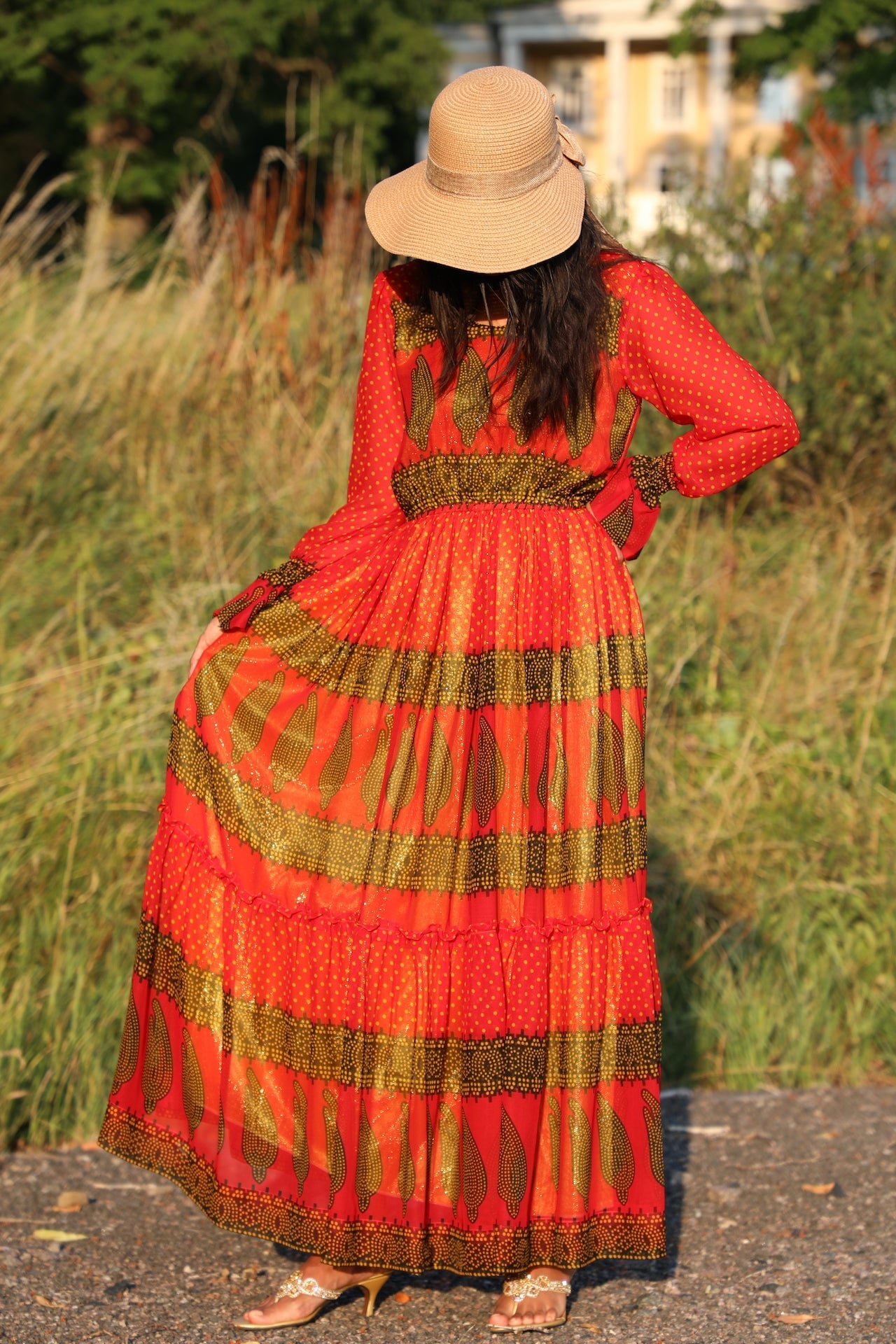 Almaz Chiffon Dress Grmawit