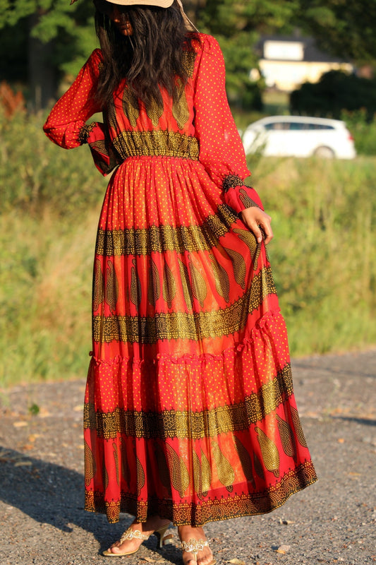 Almaz Chiffon Dress Grmawit