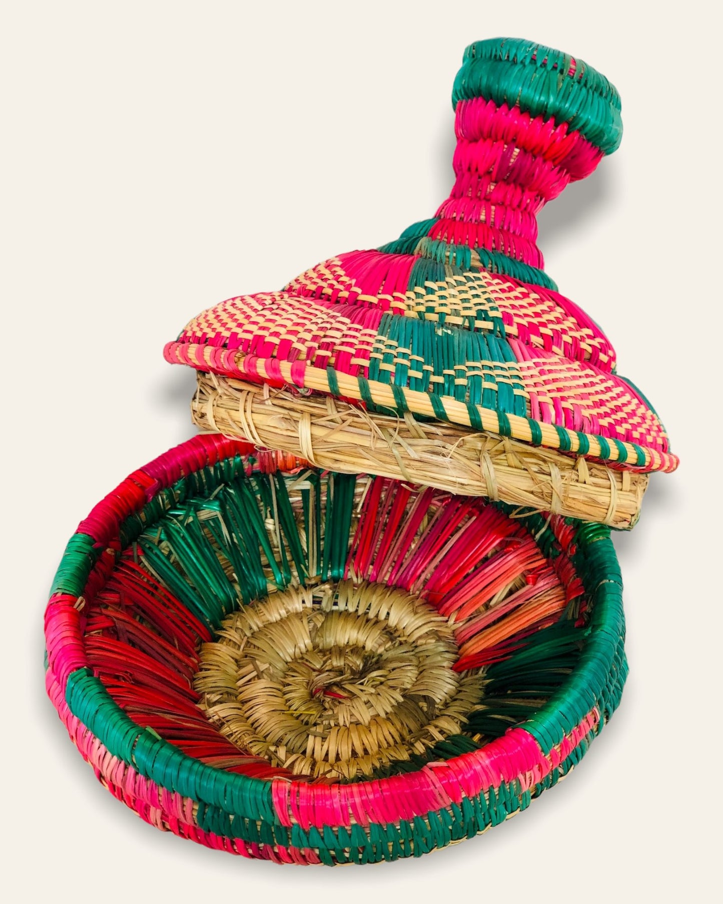 Authentic Basket with Lid Extras Grmawit