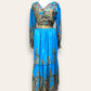 Emebet Chiffon Dress Grmawit Extra Large Light Blue Long