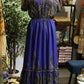 Emebet Chiffon Dress Grmawit Small / Medium Blue 