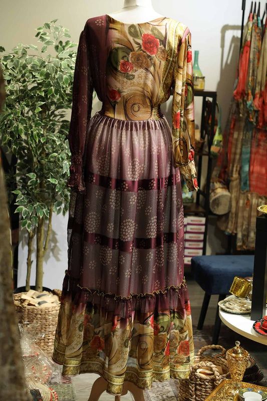 Feben Chiffon Dress Grmawit