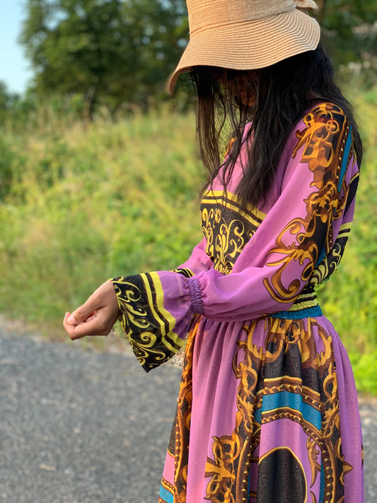 Ghenet Chiffon Dress Grmawit