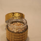 Glass Jar with Gold Decal Printing Extras Grmawit 