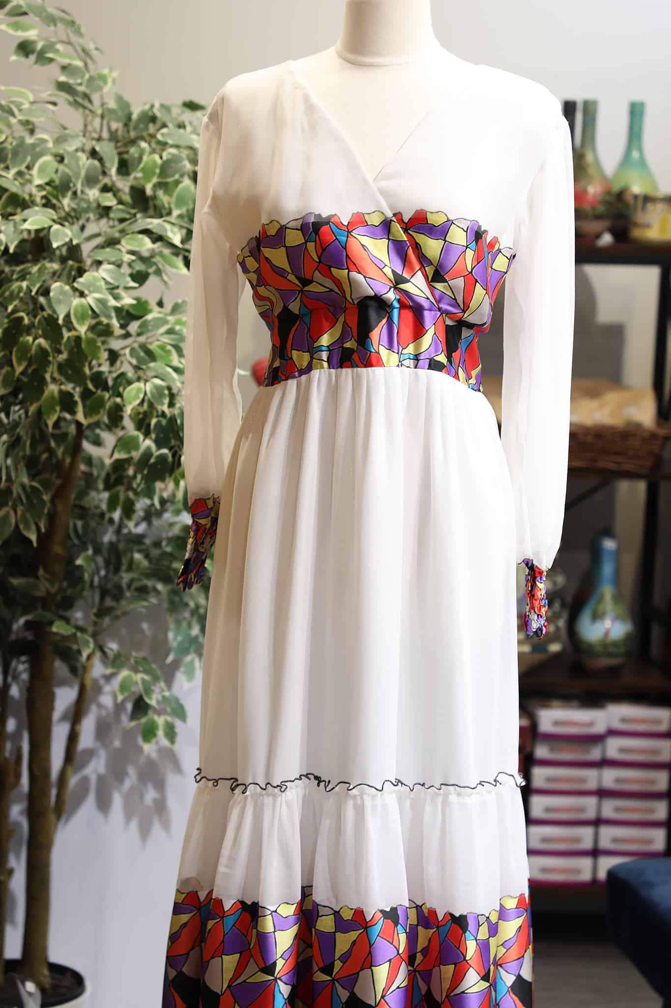 Hanan Chiffon Dress Grmawit