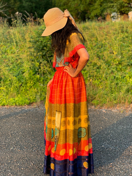 Kokob Chiffon Dress Grmawit