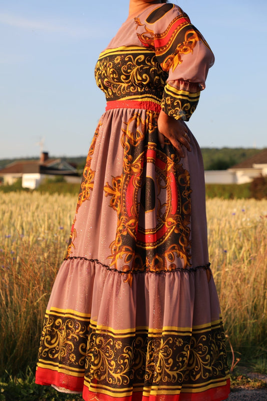 Luchia Chiffon Dress Grmawit