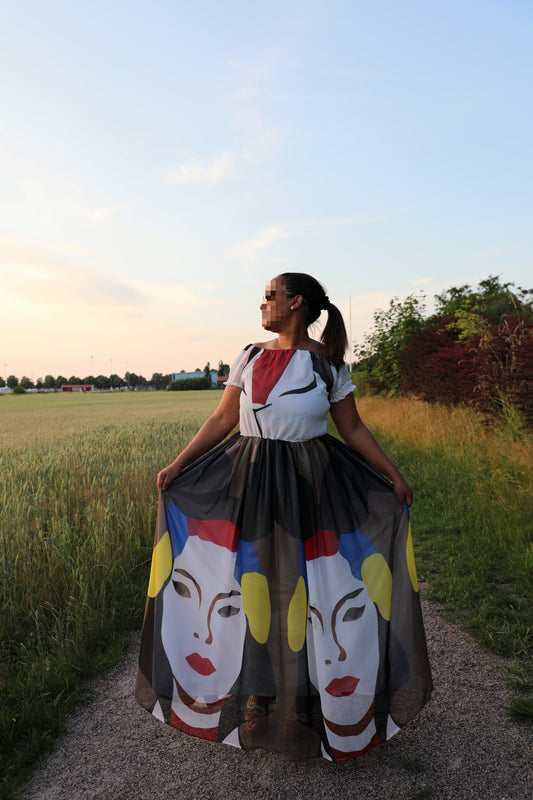 Meseret Chiffon Dress Grmawit