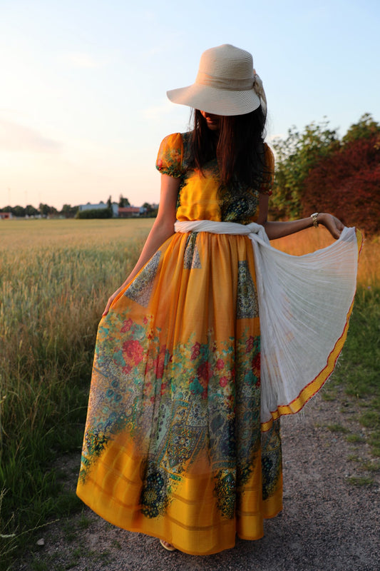 Nasrah Chiffon Dress Grmawit