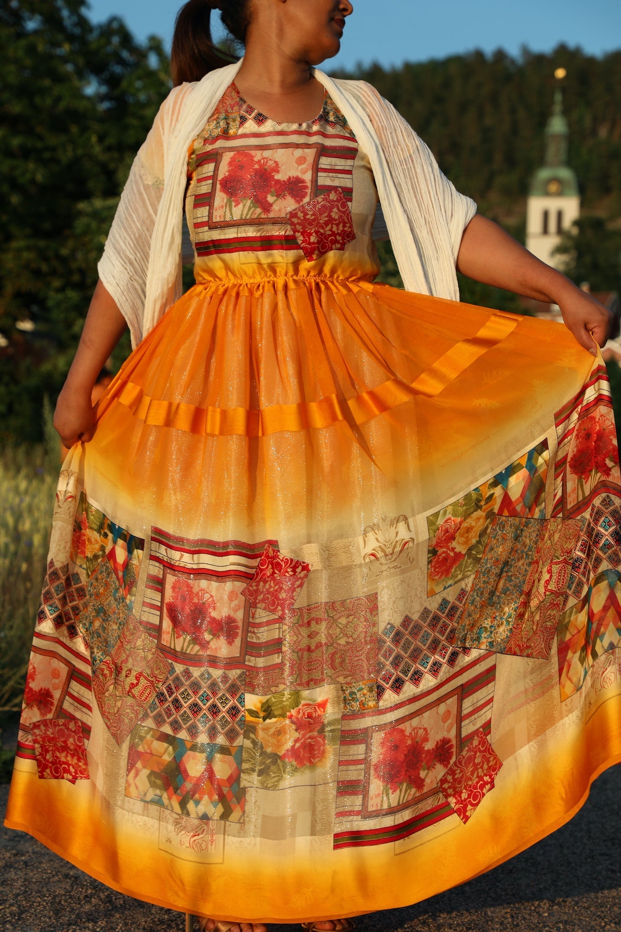 Rahwa Chiffon Dress Grmawit