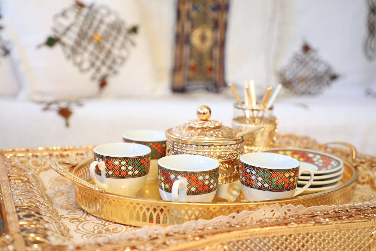 Saba Tlet Coffee Cup & Saucer 6+6/set Extras Grmawit