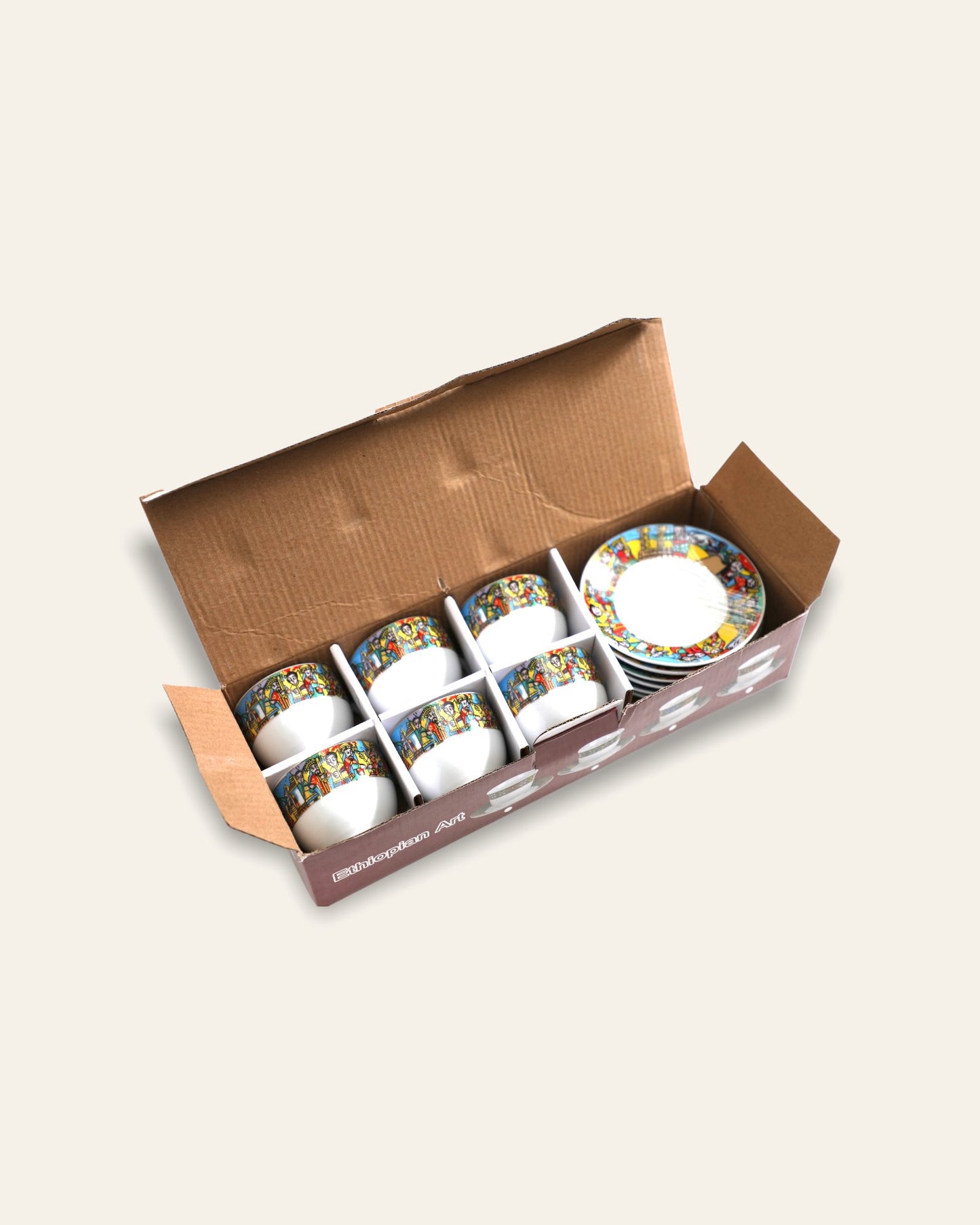 Saba Tlet Coffee Cup & Saucer 6+6/set Extras Grmawit
