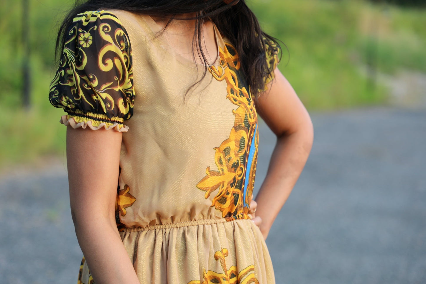 Solomie Chiffon Dress Grmawit