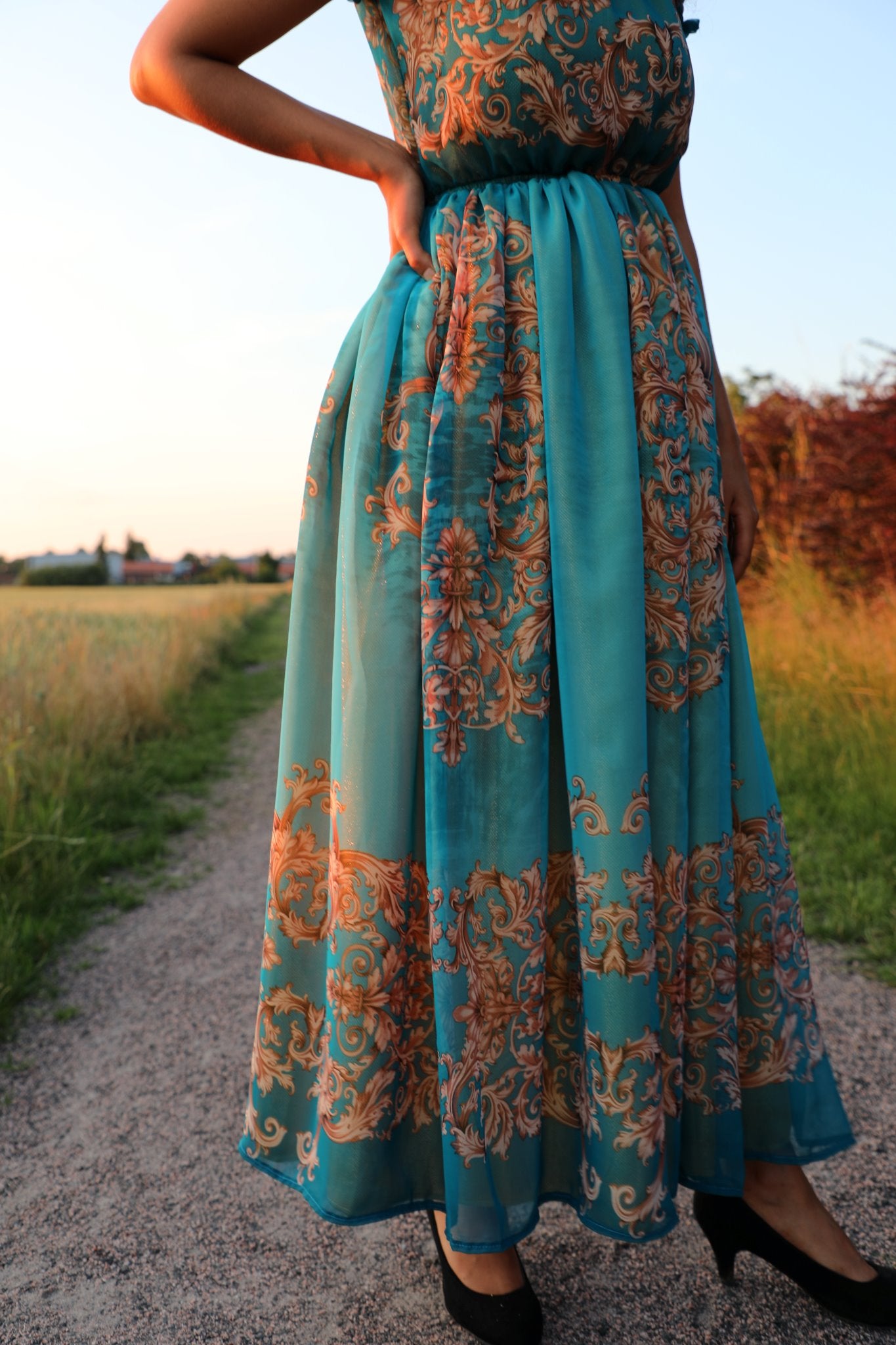 Temer Chiffon Dress Grmawit