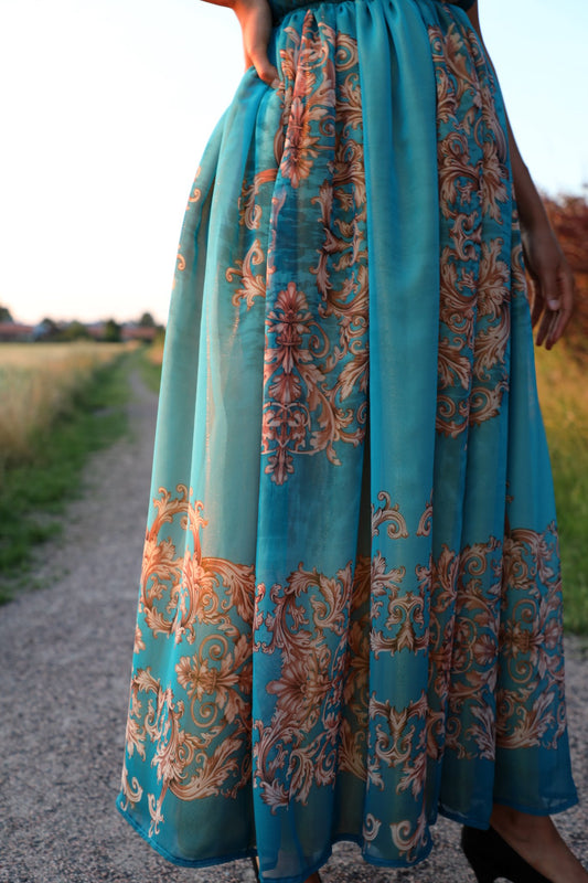 Temer Chiffon Dress Grmawit