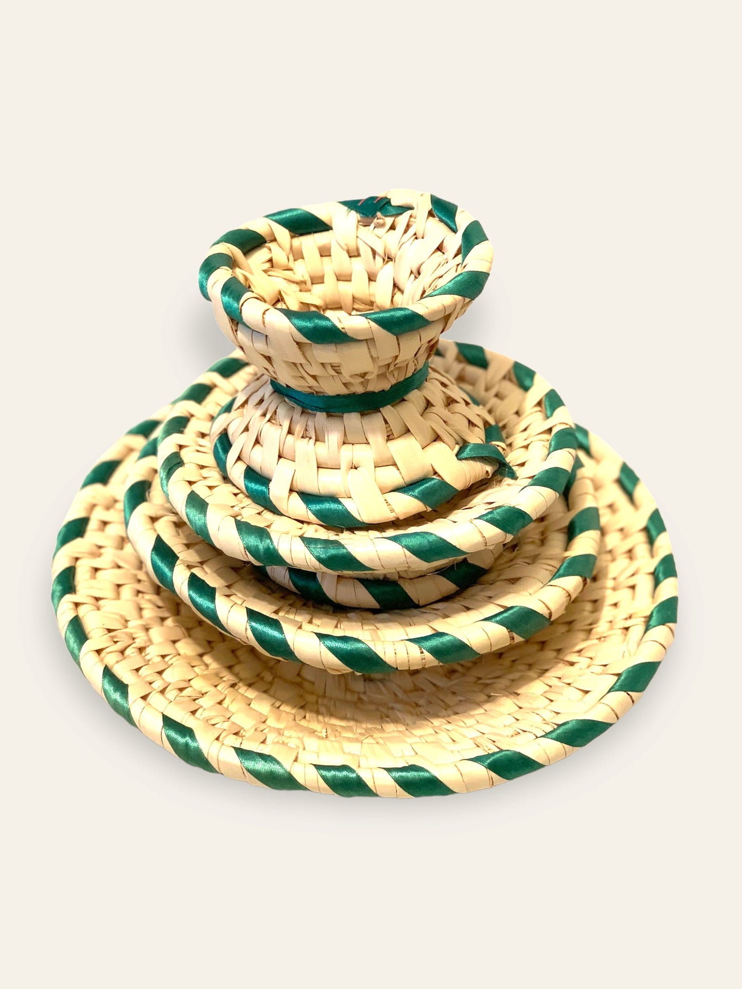 Traditional Basket Set Extras Grmawit Dark Green