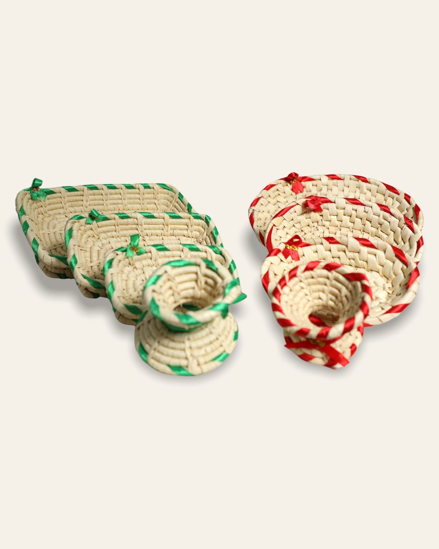 Traditional Basket Set Extras Grmawit Dark Red