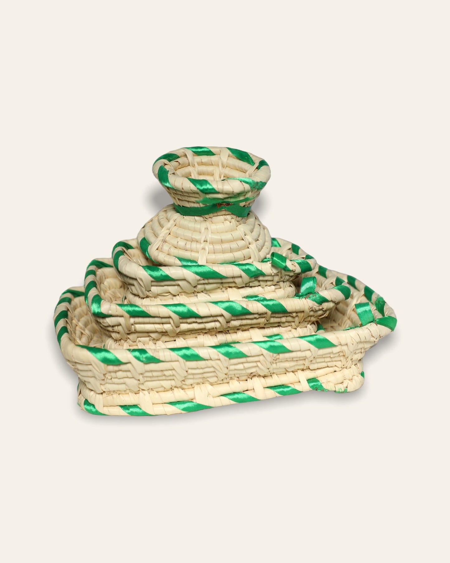 Traditional Basket Set Extras Grmawit Light Green