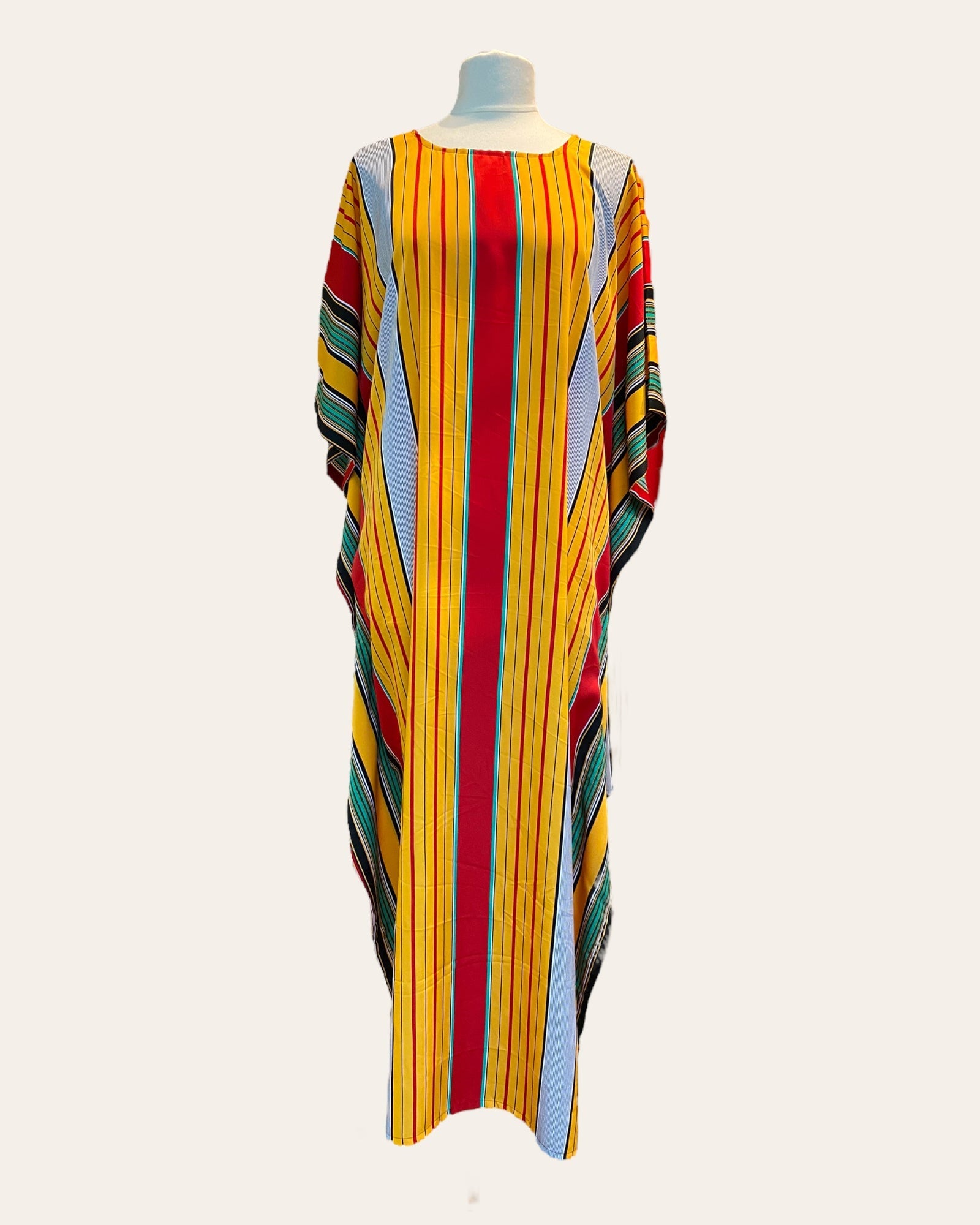 Traditional Eritrean Caftan (Kunama Dress) Extras Grmawit Yellow Caftan