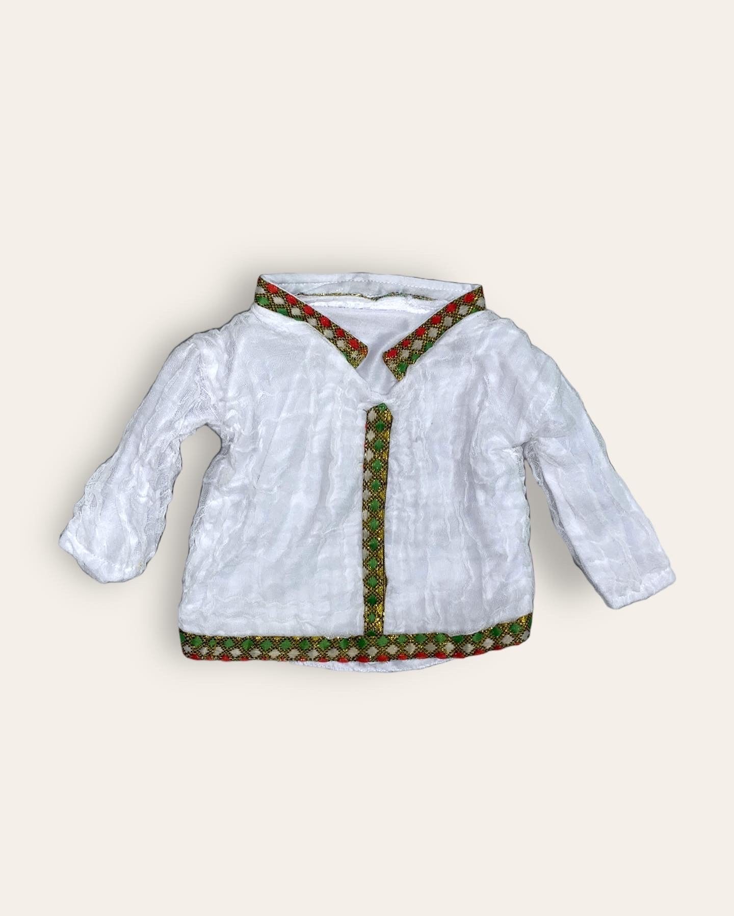 Traditional Eritrean/Ethiopian Baptism Clothing Set | #2 | Grmawit Boy / Blue