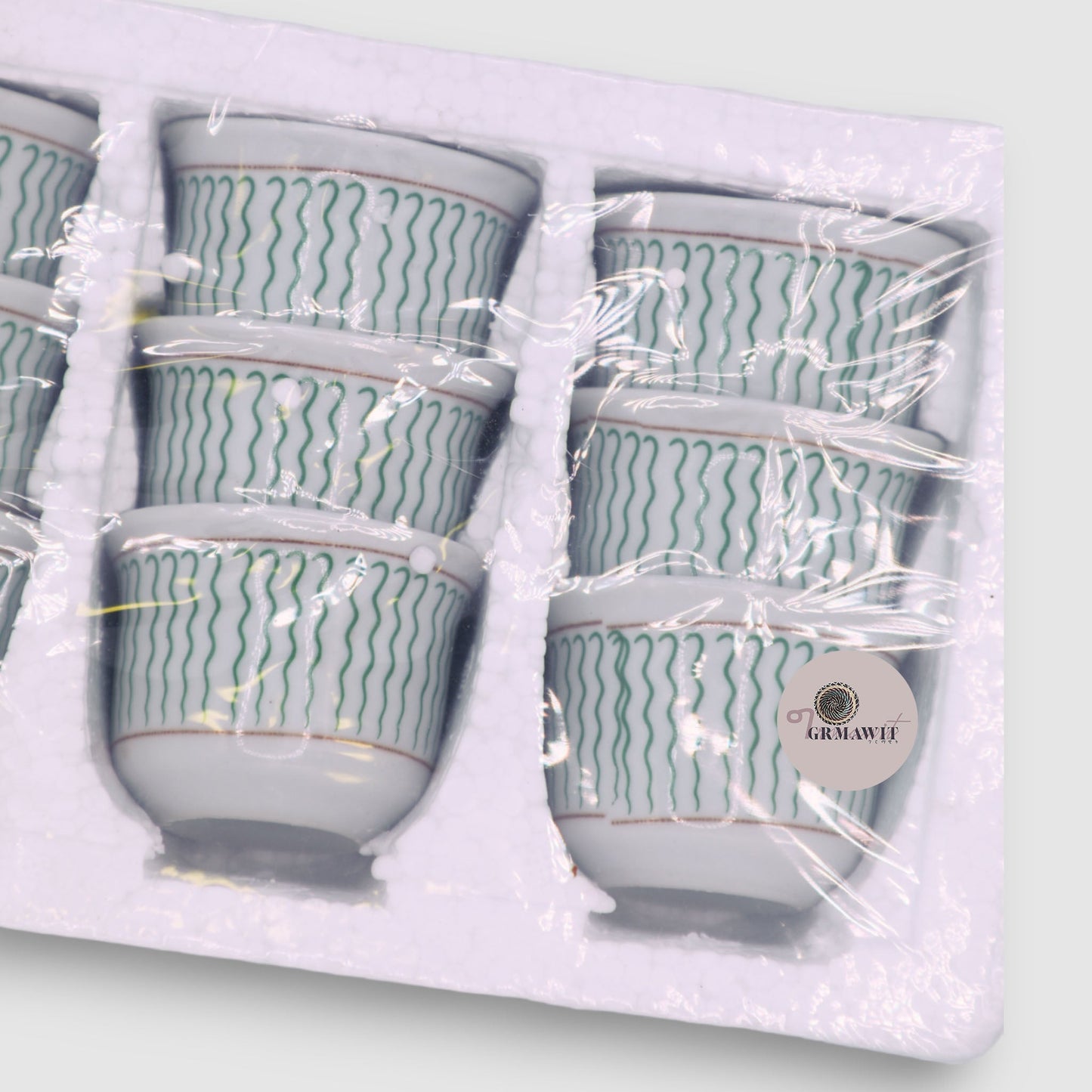 Traditional Ethiopian / Eritrean Coffee Cup Plate Extras Grmawit