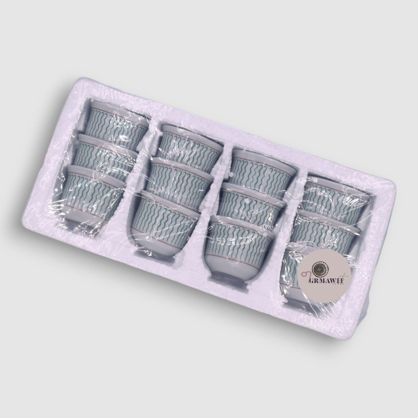Traditional Ethiopian / Eritrean Coffee Cup Plate Extras Grmawit
