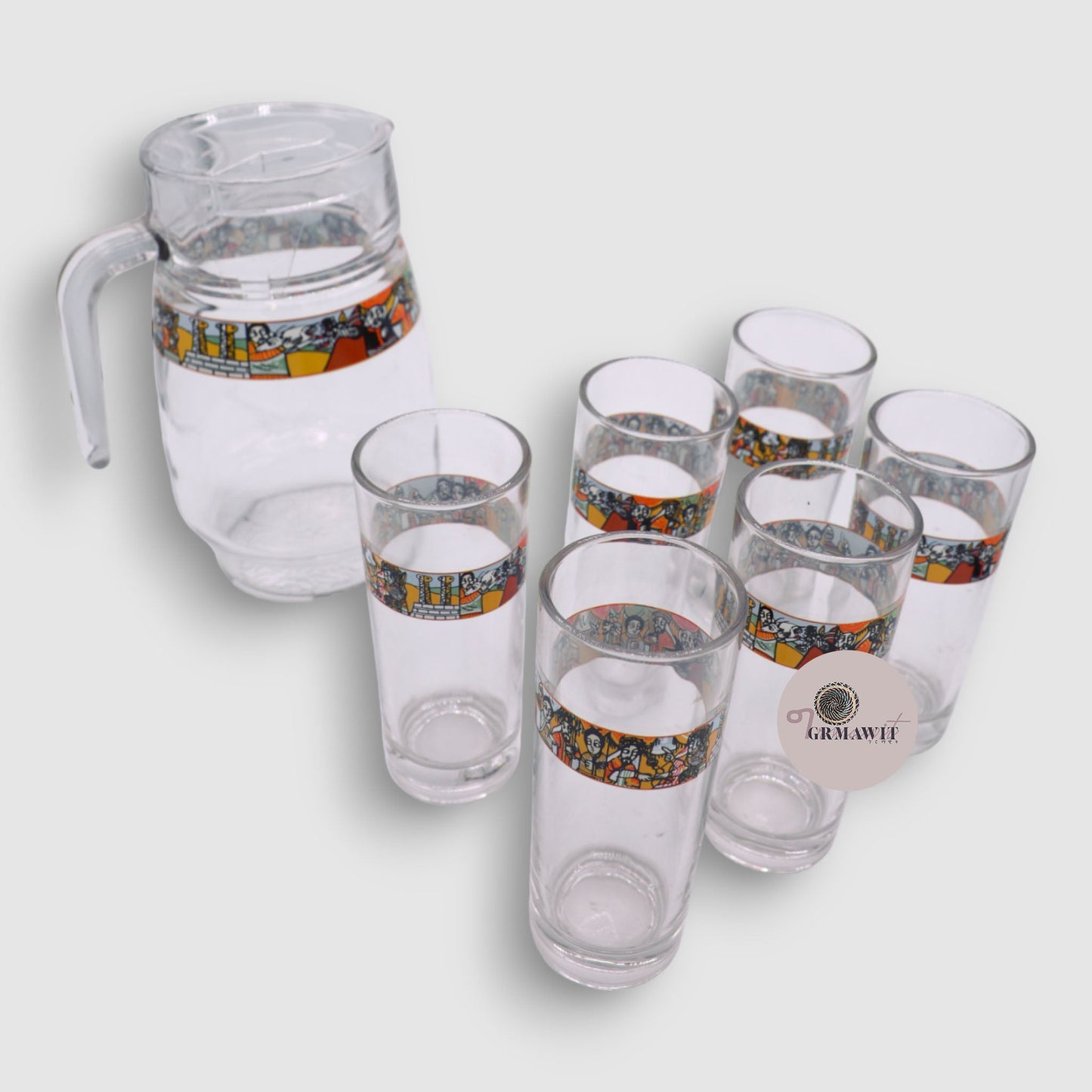 Traditional Ethiopian / Eritrean Glass Cups | Tlet Extras Grmawit