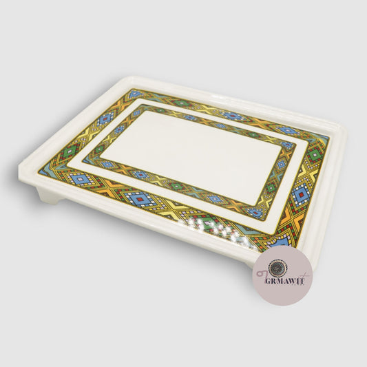 Traditional Ethiopian / Eritrean Serving Tray Grmawit