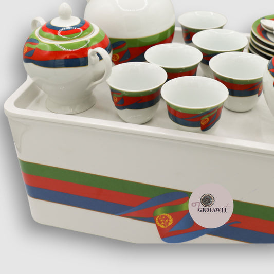 Tradtional Eritrean Coffee Top Set Grmawit
