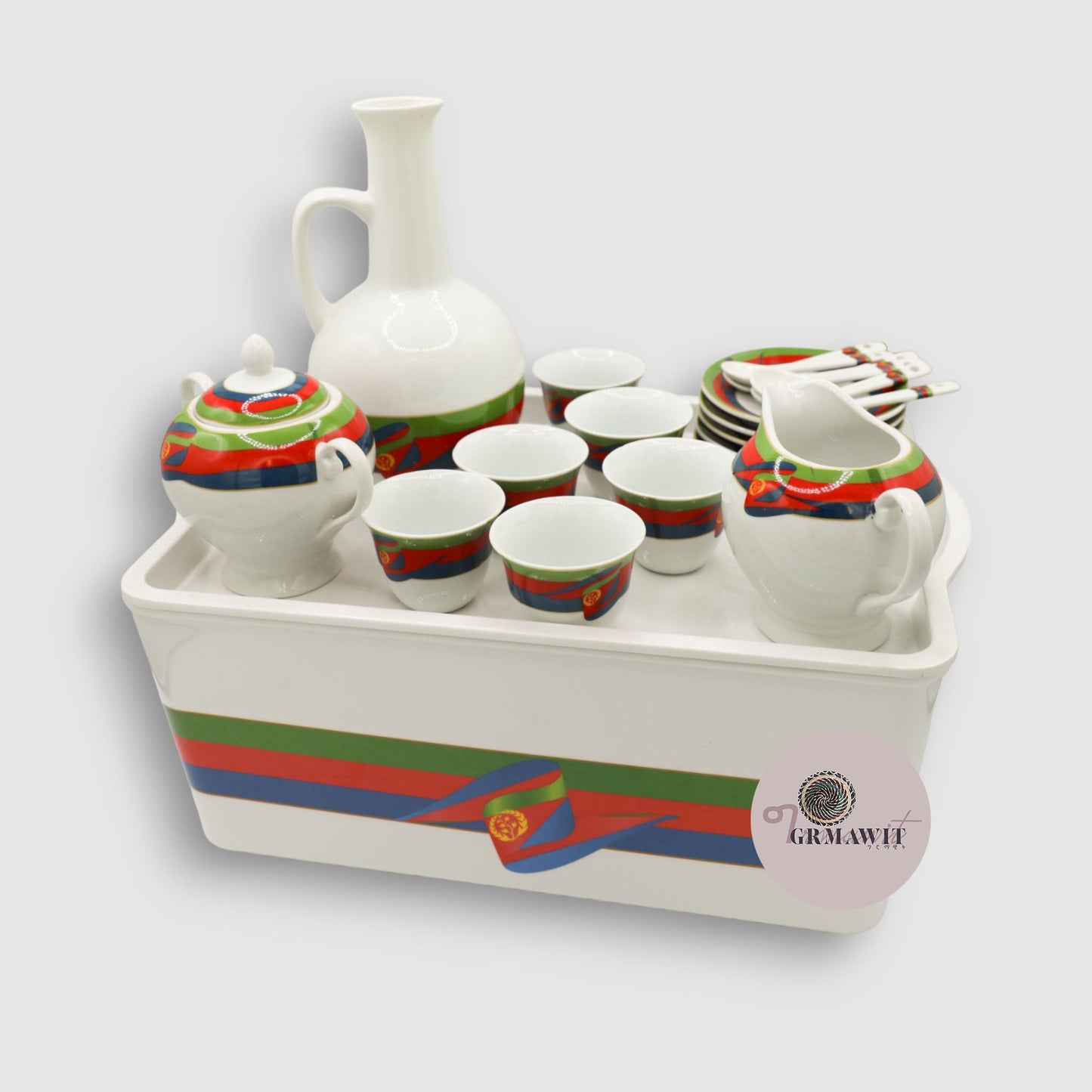 Tradtional Eritrean Coffee Top Set Grmawit