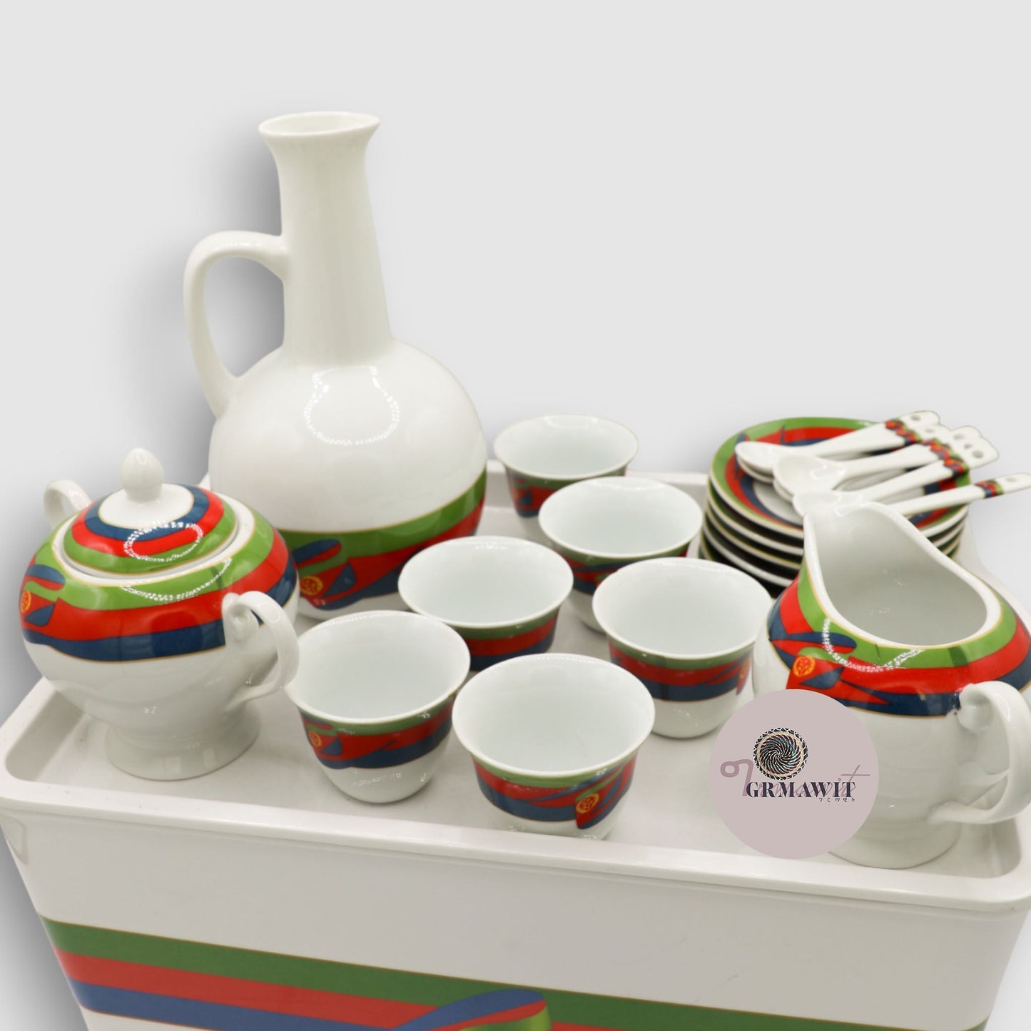 Tradtional Eritrean Coffee Top Set Grmawit