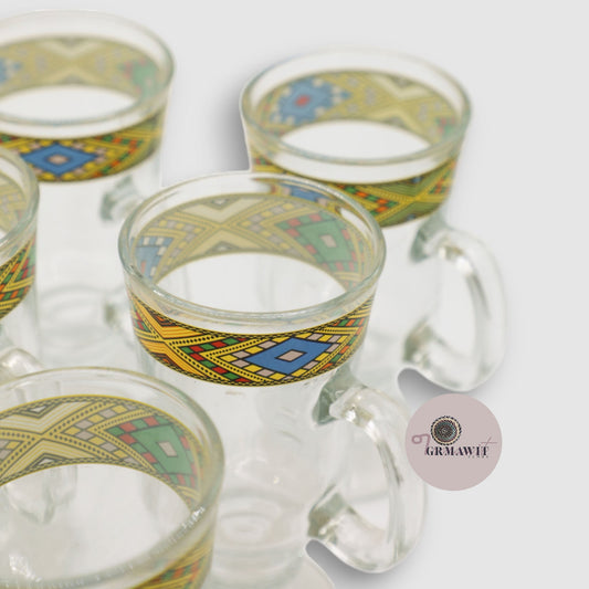 Tradtional Ethiopian / Eritrean Drinking Glass Grmawit