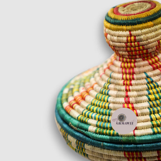 Tradtional Ethiopian / Eritrean Table Messob #1 Grmawit