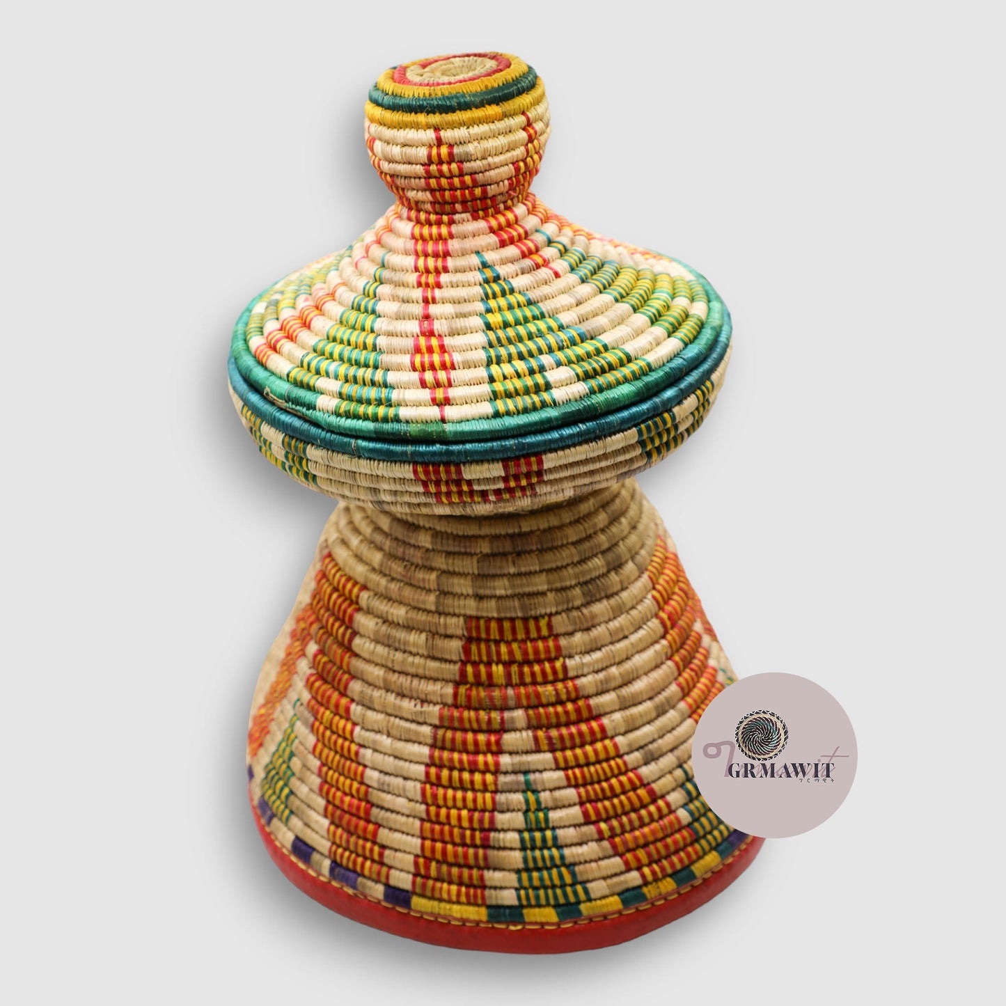 Tradtional Ethiopian / Eritrean Table Messob #1 Grmawit