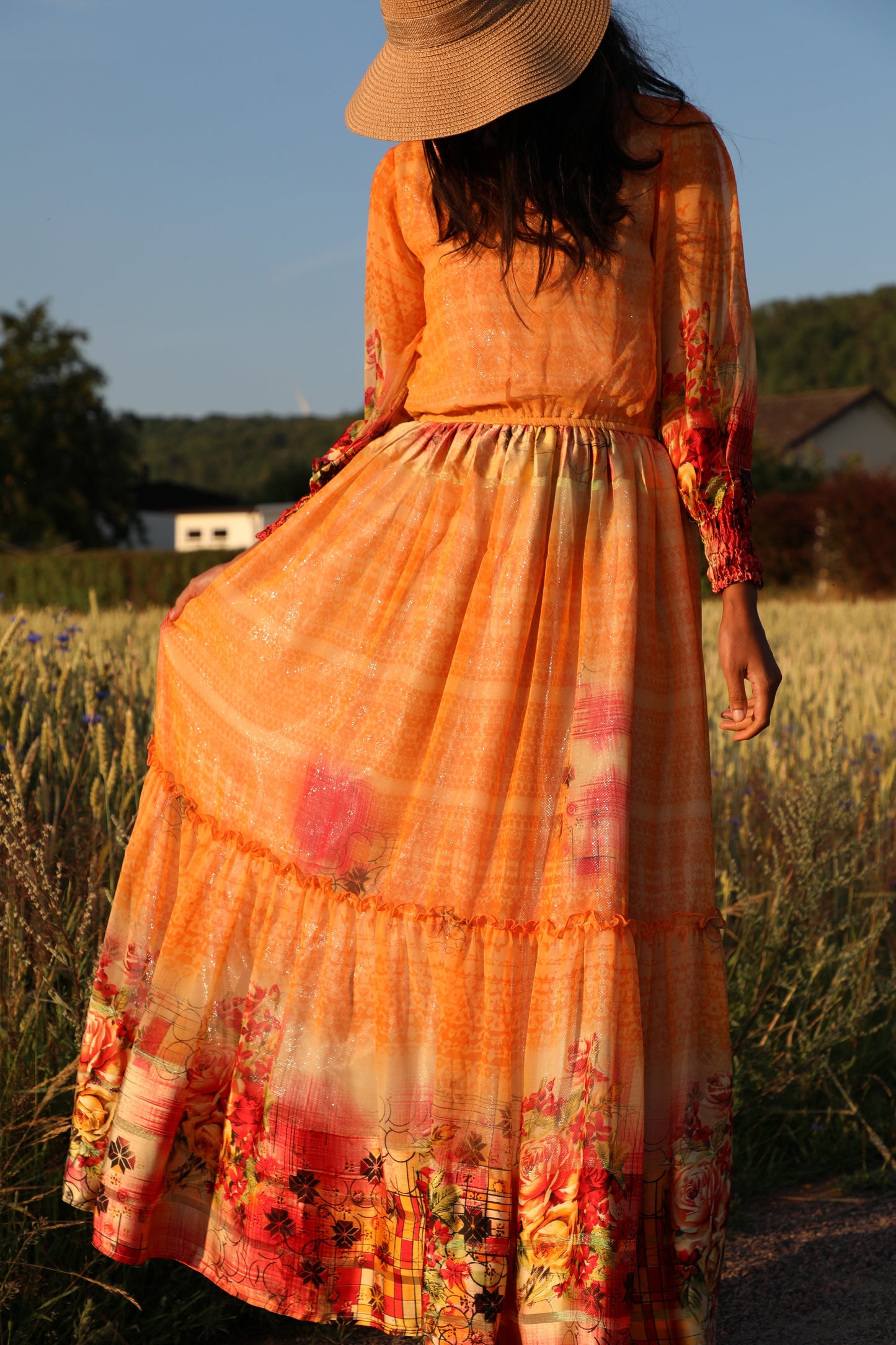 Tseyon Chiffon Dress Grmawit