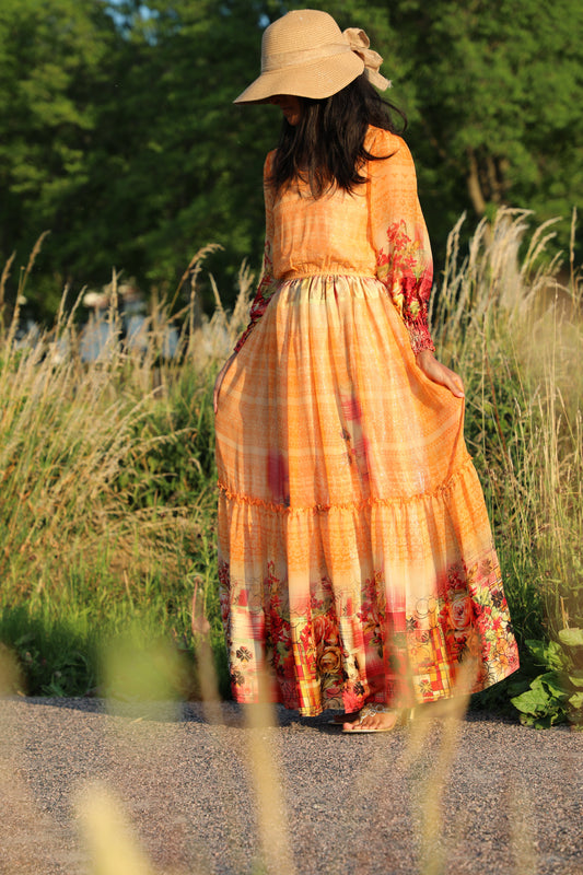 Tseyon Chiffon Dress Grmawit