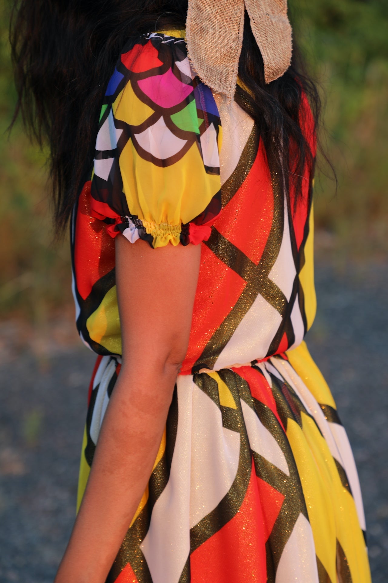 Tsgeweyni Chiffon Dress Grmawit