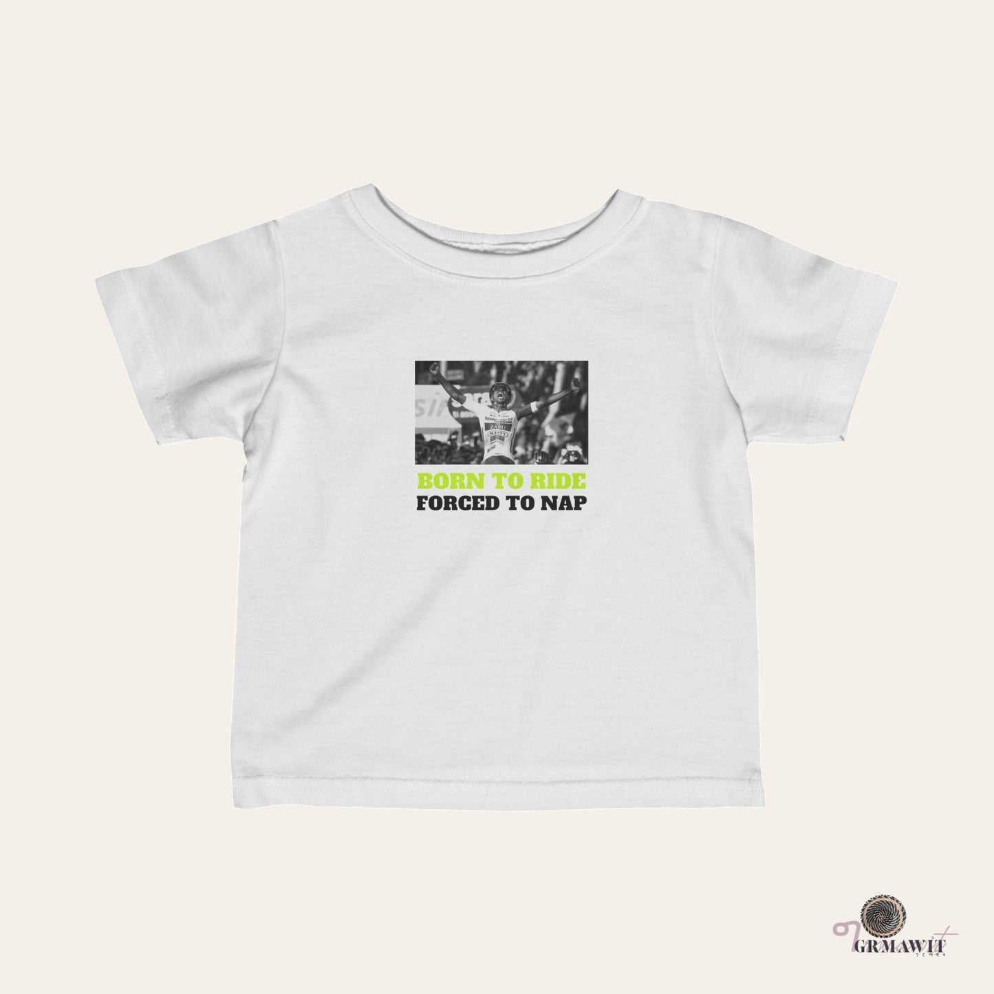 Biniam Girmay Infant Fine Jersey Tee | Grmawit Store Kids clothes Grmawit White 6M 