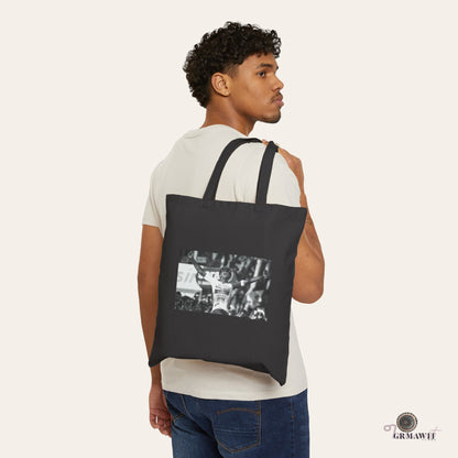 Binyam Girmay | Cotton Canvas Tote Bag Bags Grmawit Black 15" x 16" 