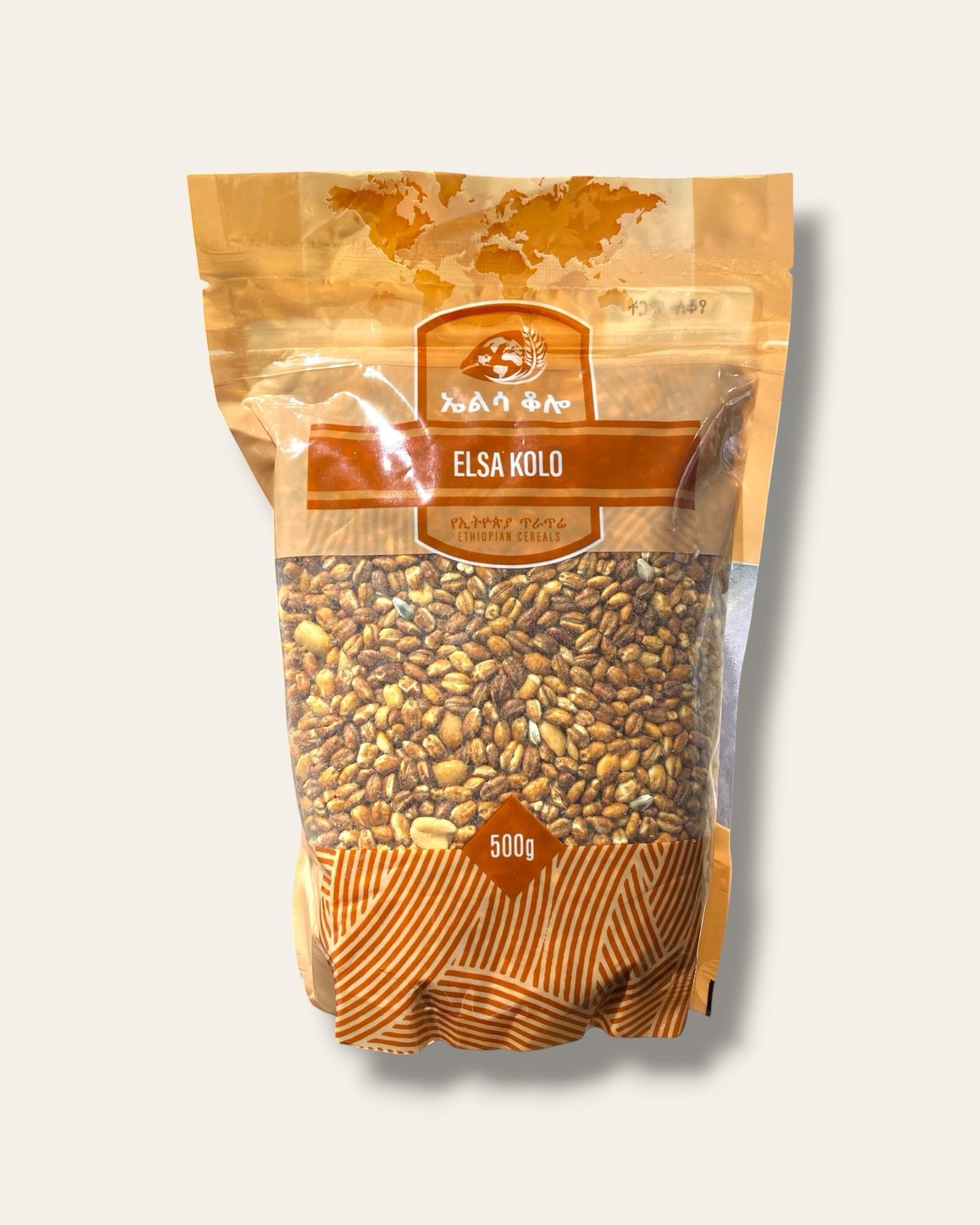 Elsa Qolo | Roasted Ethiopian Barley Snack | ኤልሳ ቆሎ Seasonings & Spices Grmawit 